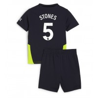 Maglie da calcio Manchester City John Stones #5 Seconda Maglia Bambino 2024-25 Manica Corta (+ Pantaloni corti)